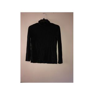 Black long sleeved turtle neck